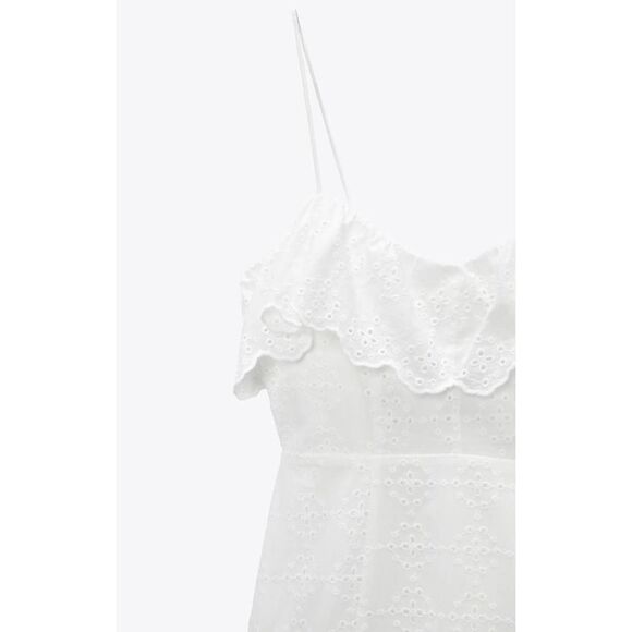 Zara Openwork embroidered dresss - Picture 4 of 14